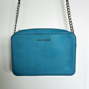 Michael Kors Teal Crossbody Bag
